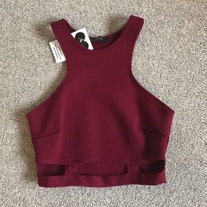 Wine crop top